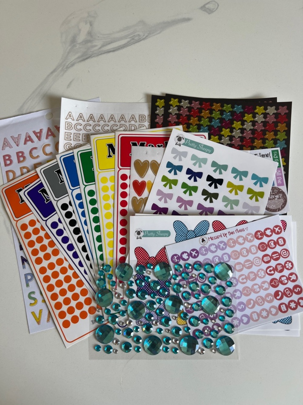 Goal Setting Planner Journal stickers